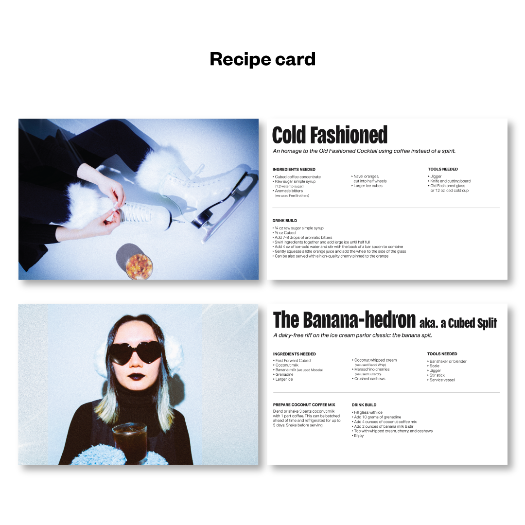 Cold Hearted Recipe Card
